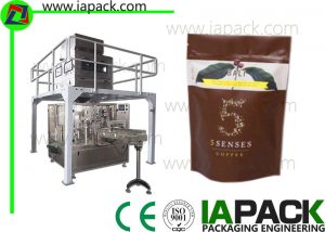 Granulovaná automatická taška na balení strojů, Stand-up balení stroj pro čaj